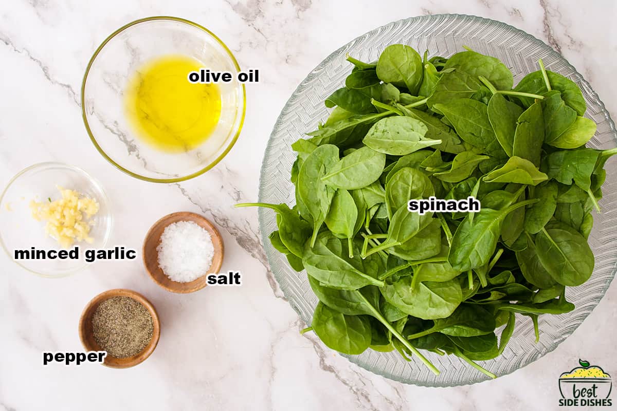 sautéed spinach ingredients