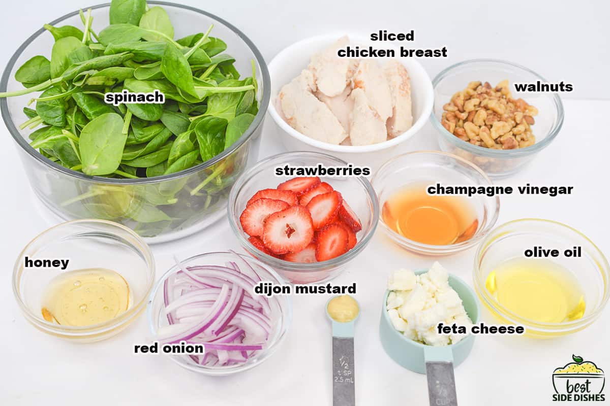 spinach salad ingredients